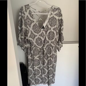 Torrid dress empire waist straps back detail